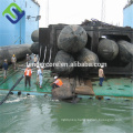 Marine airbags around floating dock/platform